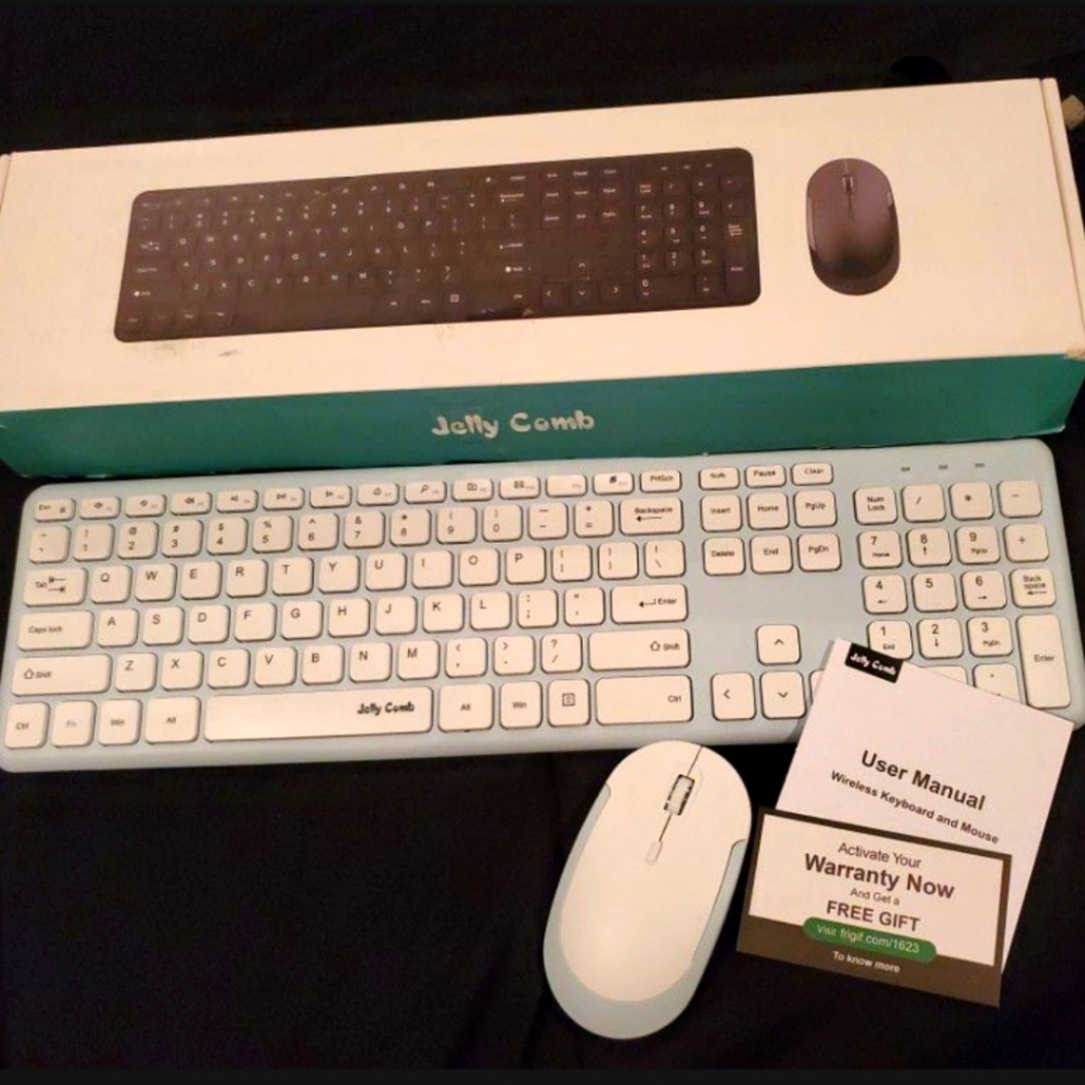 Jelly Comb Wireless Keyboard & Mouse